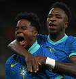  Foto: Rafael Ribeiro/CBF - Legenda: Solta o grito! Endrick prova que tem muita estrela / Jogada10