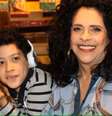 Gabriel é filho único de Gal Costa  Foto: Arquivo/TV Globo