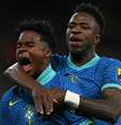 -  Foto: Rafael Ribeiro/ CBF - Legenda: Endrick marcou o gol da vitória da Seleção Brasileira sobre a Inglaterra em Wembley / Jogada10