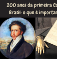 primeira Constituição do Brasil foi criada há 200 anos  Foto: Brasil Escola