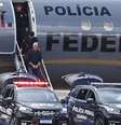 Domingos Brazão, conselheiro do Tribunal de Contas do Estado do Rio, chega à Brasília após ser preso  Foto: EPA / BBC News Brasil