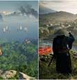 Os jogos tem uma diferença de 600 anos entre eles (Imagem: Reprodução/Sucker Punch Studios, Team Ninja)  Foto: Canaltech
