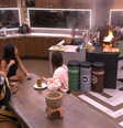 Panela com azeite pega fogo no BBB 24  Foto: Reprodução/Globo