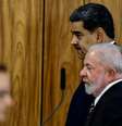 Lula caminha sério ao lado de Maduro  Foto: Reuters / BBC News Brasil