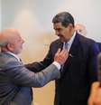 Lula e Maduro durante reunião da Celac no Caribe, em março  Foto: Estadão/Instagram/Nicolás Maduro / Estadão