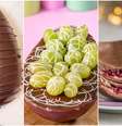 Pistache, uva e framboesa são alguns dos sabores de Ovos de Páscoa que fazem sucesso  Foto: Reprodução/Instagram e Divulgação
