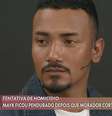 Mayck estava no 6º andar fazendo a limpeza da fachada  Foto: Reprodução/TV Globo