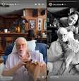 Manoel Carlos, autor de novelas, apareceu aos 91 anos de idade em foto e vídeo publicados por sua filha, Júlia Almeida, no Instagram, em 31 de março de 2024  Foto: Instagram/@jules_almeida / Estadão