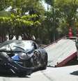 Motorista da Porsche fugiu logo após o acidente   Foto: Reprodução/Globo News