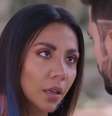 Olga é sequestrada e violentada pelos amigos de Sinba enquanto se dirige à igreja na semana de 1 a 5 de abril da novela 'Minha Fortuna é Te Amar'.  Foto: Reprodução, Televisa / Purepeople