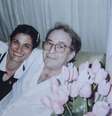 João Gilberto e Maria do Céu Harris, que afirma ser ignorada em processo de partilha   Foto: Reprodução