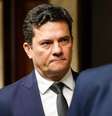 Sérgio Moro chegando ao Senado, nesta segunda-feira, 1º de abril  Foto: Wilton Junior/Estadão / Estadão