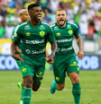 Jonathan Cafu comemora gol do Cuiabá contra o Palmeiras   Foto: AssCom Dourado / Esporte News Mundo