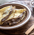 CREPE DE BRIGADEIRO  Foto: Bake and Cake Gourmet