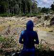 Mineração ilegal no Território Yanomami em Roraima  Foto: REUTERS/Ueslei Marcelino