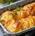 Batata gratinada com queijo de castanha-de-caju  Foto: Esin Deniz | Shutterstock / Portal EdiCase