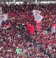  Foto: Lucas Bayer/Jogada10 - Legenda: Torcida do Flamengo no jogo de ida da final do Cariocão / Jogada10