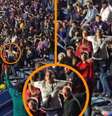  Foto: Reprodução Redes Sociais - Legenda: Torcedora do San Lorenzo fez gestos racistas para a torcida do Palmeiras em partida da Copa Libertadores / Jogada10
