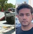 Fernando Sastre de Andrade Filho (dir.) é o motorista do Porsche envolvido no acidente  Foto: Reprodução/TV Globo / Perfil Brasil