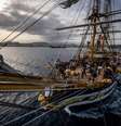 O navio Amerigo Vespucci, da Marinha Militar da Itália, concluirá volta ao mundo em 2025  Foto: ANSA / Ansa - Brasil