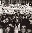 Fundação do Movimento Negro Unificado, 1978  Foto: Jesus Carlos / Divulgação: Folha de São Paulo