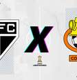 São Paulo x Cobresal   Foto: Arte Esporte News Mundo / Esporte News Mundo