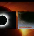 Estação Espacial Internacional registra projeção da sombra da Lua sobre a Terra durante eclipse  Foto: Reprodução/ISS