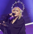 Madonna durante show da Celebration Tour  Foto: Reprodução/X