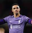 Trent Alexander-Arnold, do Liverpool, celebrando um gol  Foto: Esporte News Mundo