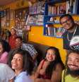 Jovens da periferia do Recife conversam com o Visão do Corre e mostram o quanto a educação tecnológica eleva o debate  Foto: Divulgação
