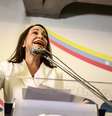 María Corina Machado seria candidata da oposição na Venezuela  Foto: ANSA / Ansa - Brasil