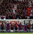 Bayer Leverkusen e sua torcida.   Foto: Christof Koepsel/Getty Images / Esporte News Mundo