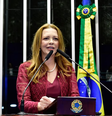 Janaína Farias, suplente de Camilo Santana, ministro da Educação do governo Lula  Foto: Waldemir Barreto/Agência Senado