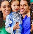 Débora Nascimento, Bella e José Loreto  Foto: Reprodução/Instagram / Mais Novela