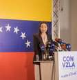 María Corina Machado venceu prévias da oposição  Foto: ANSA / Ansa - Brasil