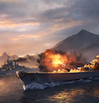 Encouraçado Wisconsin é uma das novidades da atualização de World of Warships em abril  Foto: Wargaming / Divulgação