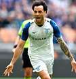  Foto: Gabriel Boys/AFP via Getty Images - Legenda: Felipe Anderson vai trocar a Itália pelo Palmeiras, em julho / Jogada10