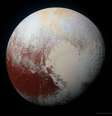 O "coração" em Plutão pode ter sido feito por um impacto (Imagem: Reprodução/NASA, Johns Hokins Univ./APL, Southwest Research Inst.)  Foto: Canaltech