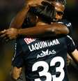  Foto: Ari Ferreira | Red Bull Bragantino - Legenda: Laquintana comemora seu gol, o primeiro na vitória sobre o Vasco / Jogada10
