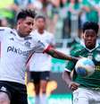  Foto: Cesar Greco/Palmeiras - Legenda: Pulgar e Endrick disputam a bola. Tudo igual em São Paulo / Jogada10