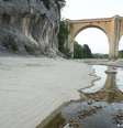 Seca afetou alguns rios da Europa, como o Gardon, na França  Foto: DW / Deutsche Welle