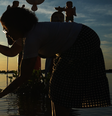 Festividades do Banho de São João, em Corumbá  Foto: Maxwell Polimanti