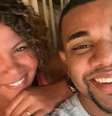 Davi, do BBB24, e a ex-mulher, Mani, em publicação nas redes sociais.  Foto: RD1
