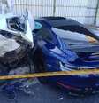 Porsche estava em velocidade muito acima do permitido na via  Foto: Policia Civil de SP/Divulgação / Estadão