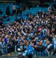  Foto: Lucas Uebel / Grêmio FBPA - Legenda: Torcedor do Grêmio foi punido por ato obsceno na partida contra o Cuiabá pelo Brasileiro / Jogada10
