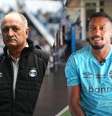 Foto: Reprodução / Youtube canal Grêmio FBPA - Legenda: Edenílson em sua primeira entrevista e momento como jogador do Grêmio / Jogada10