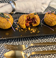 BOLINHO DE ABÓBORA COM CARNE SECA  Foto: Bake and Cake Gourmet