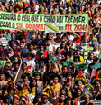 Milhares de indígenas marcham em Brasília  Foto: Marcelo Camargo/Agência Brasil