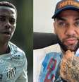 Robinho divide cela com outro detento e Daniel Alves ocupava uma cela individual antes da liberdade provisória  Foto: Divulgação: Ivan Storti/Santos FC/ Reprodução: Instagram/danialves