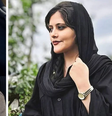 Da esquerda para a direita: Toomaj Salehi  e Mahsa Amini  Foto: Reprodução/Montagem